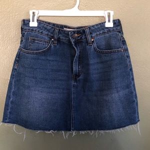 Pacsun Highwaist Denim Mini Skirt